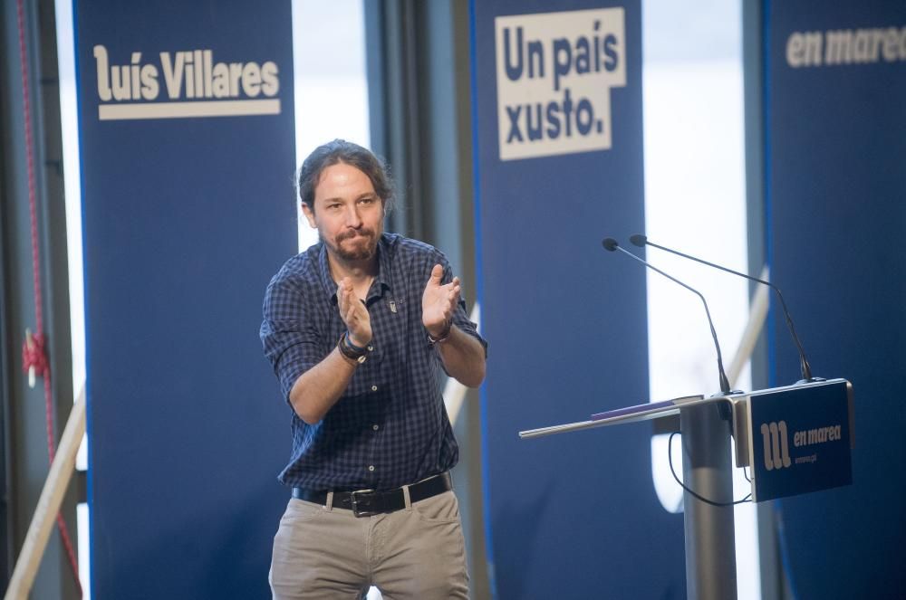 "Aquí empieza el cambio para toda Europa", ha subrayado Villares ante medio millar de personas en el paraninfo de la Universidad de A Coruña.