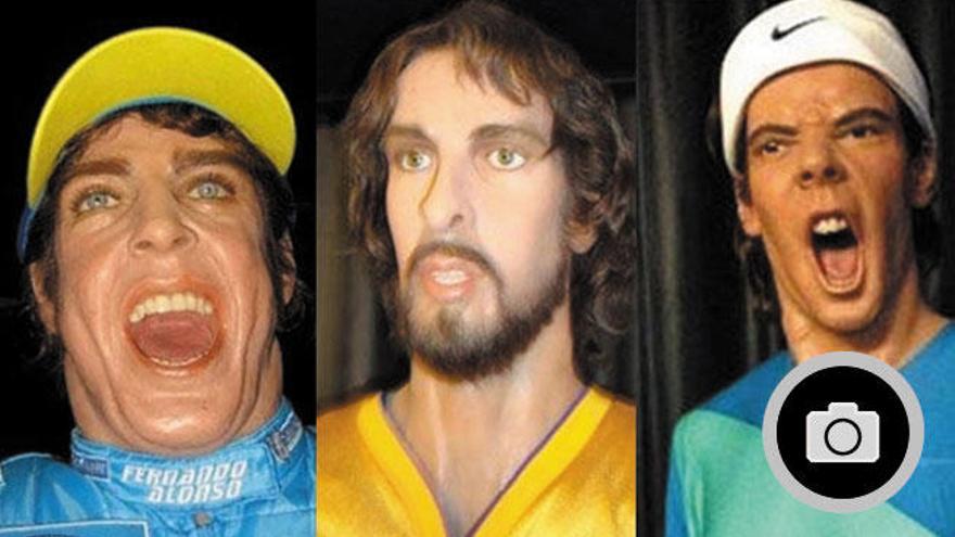 Fernando Alonso, Pau Gasol y Rafa Nadal.