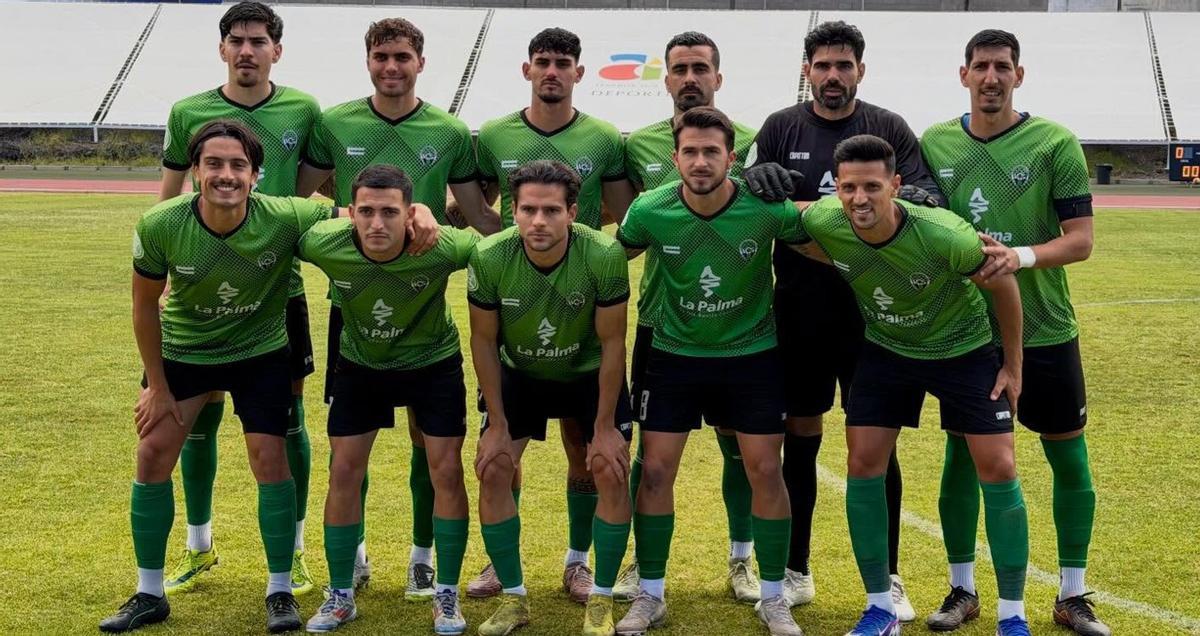 Alineación del Atlético Paso en Los Cristianos.