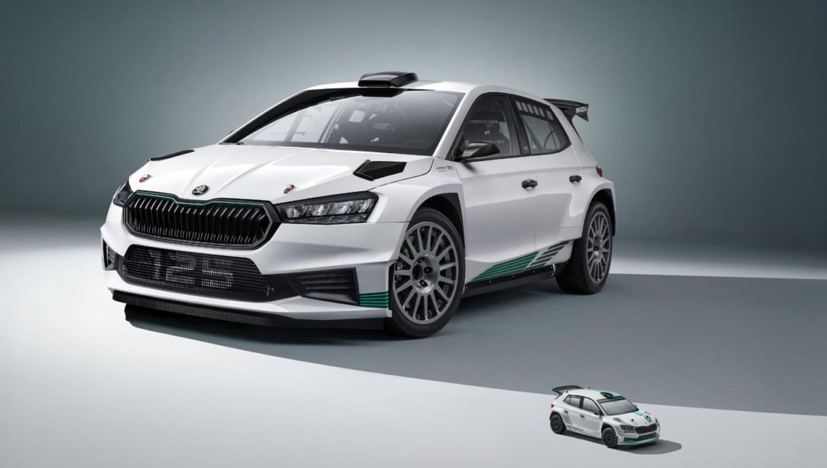 Skoda Motorsport celebra 125 años con más equipamiento en su Fabia RS Rally2