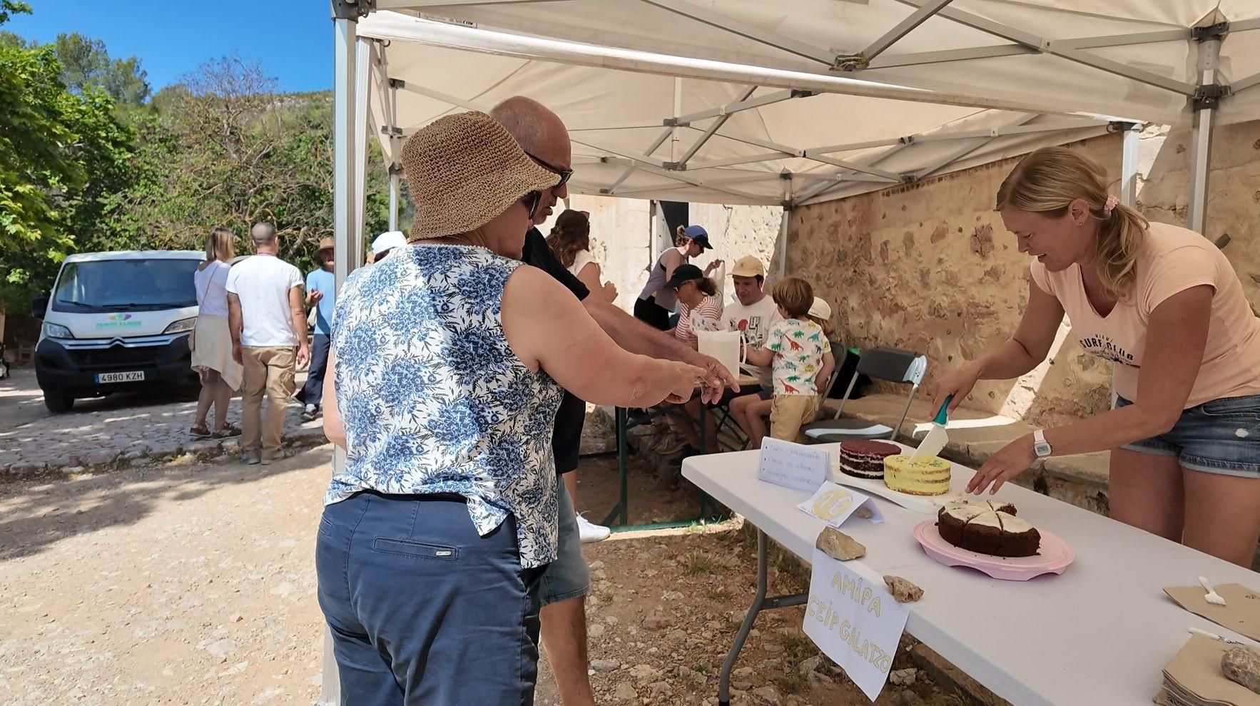 Las imágenes del Pancaritat en familia en la finca de Galatzó