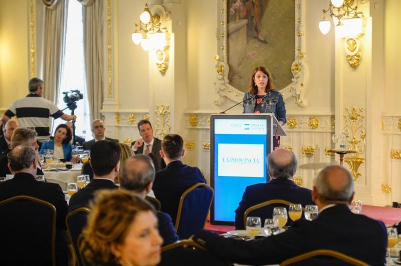 18-05-18. LAS PALMAS DE GRAN CANARIA.  Foro Adriana Lastra. FOTO: JOSÉ CARLOS GUERRA.  | 18/05/2018 | Fotógrafo: José Carlos Guerra