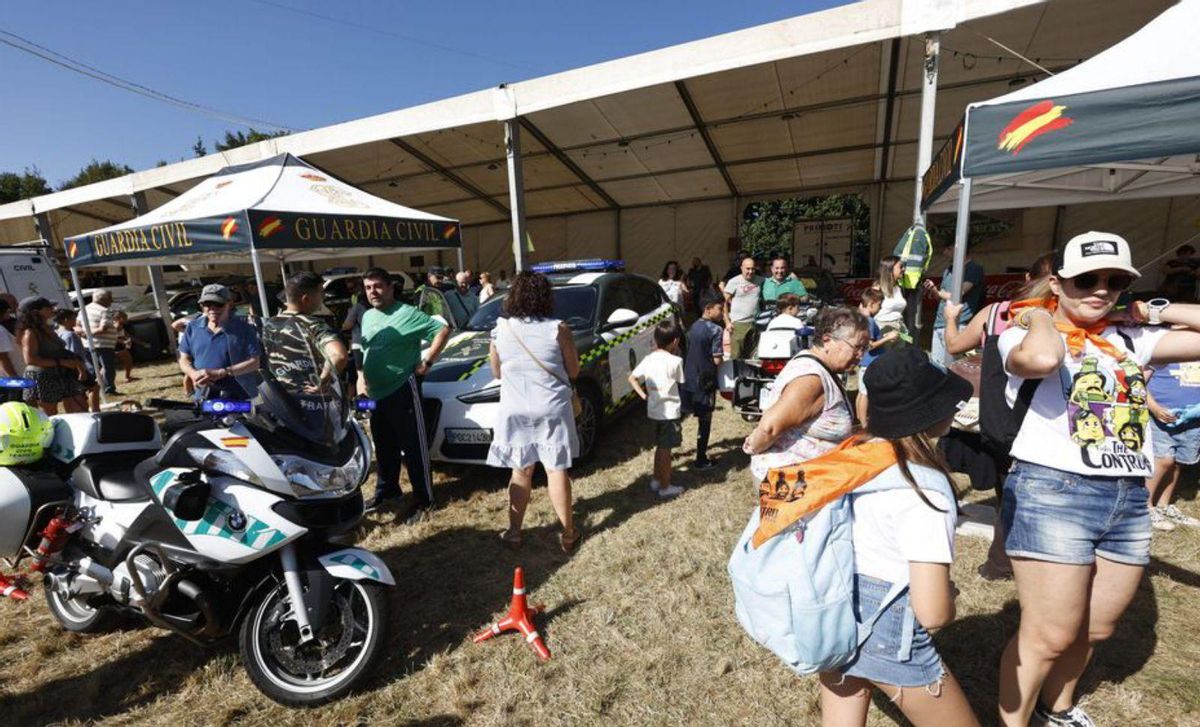 Ambiente durante la exposición en el parque de Los Pericones. | David Cabo