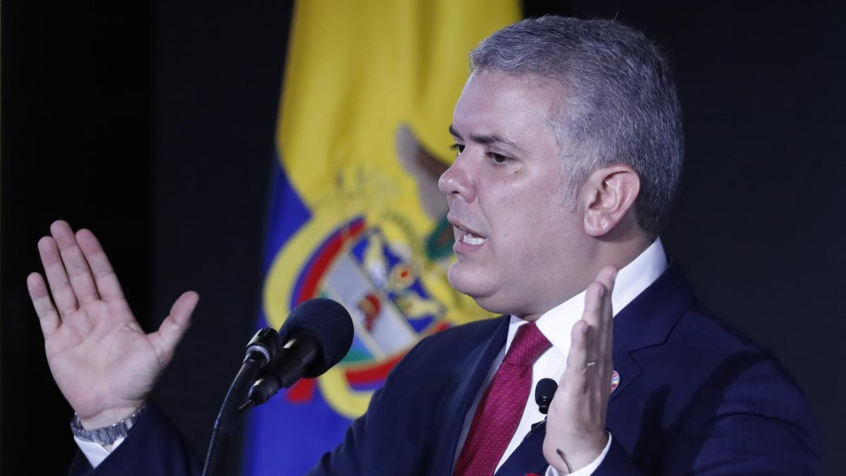 El presidente colombiano Iván Duque.