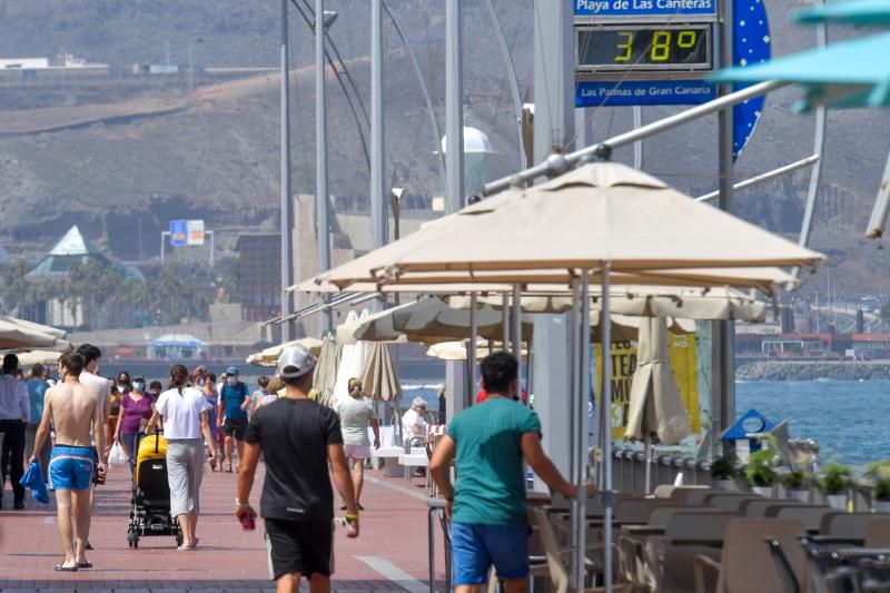 Calor y calima en Gran Canaria (17/08/21)