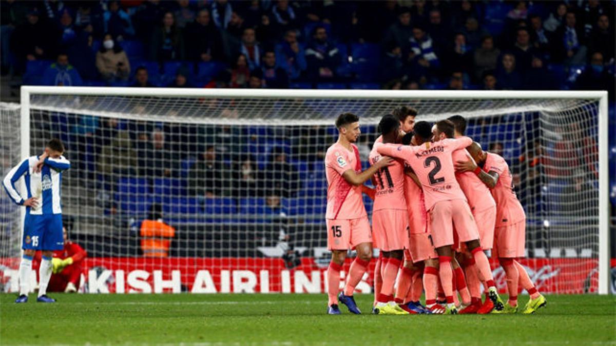 Así fue la exhibición del Barça ante el Espanyol