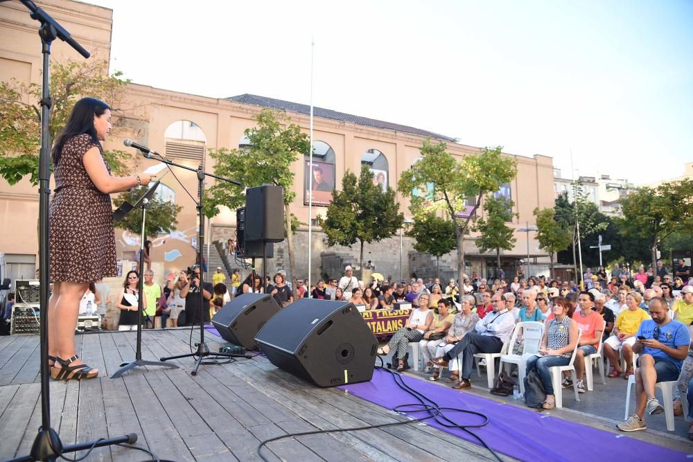 Acte d' ERC per les preses polítiques a la Plaça d