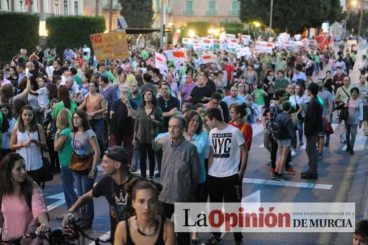 Manifestación contra la LOMCE en Murcia