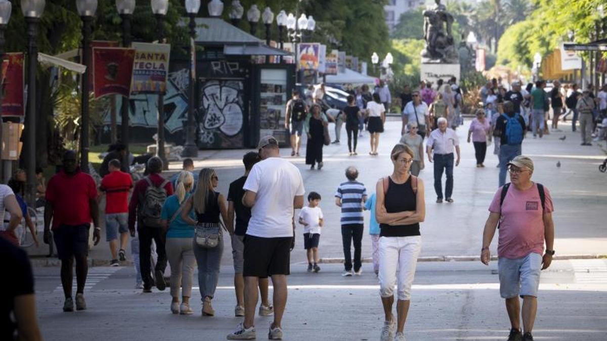 La Rambla Nova de Tarragona.
