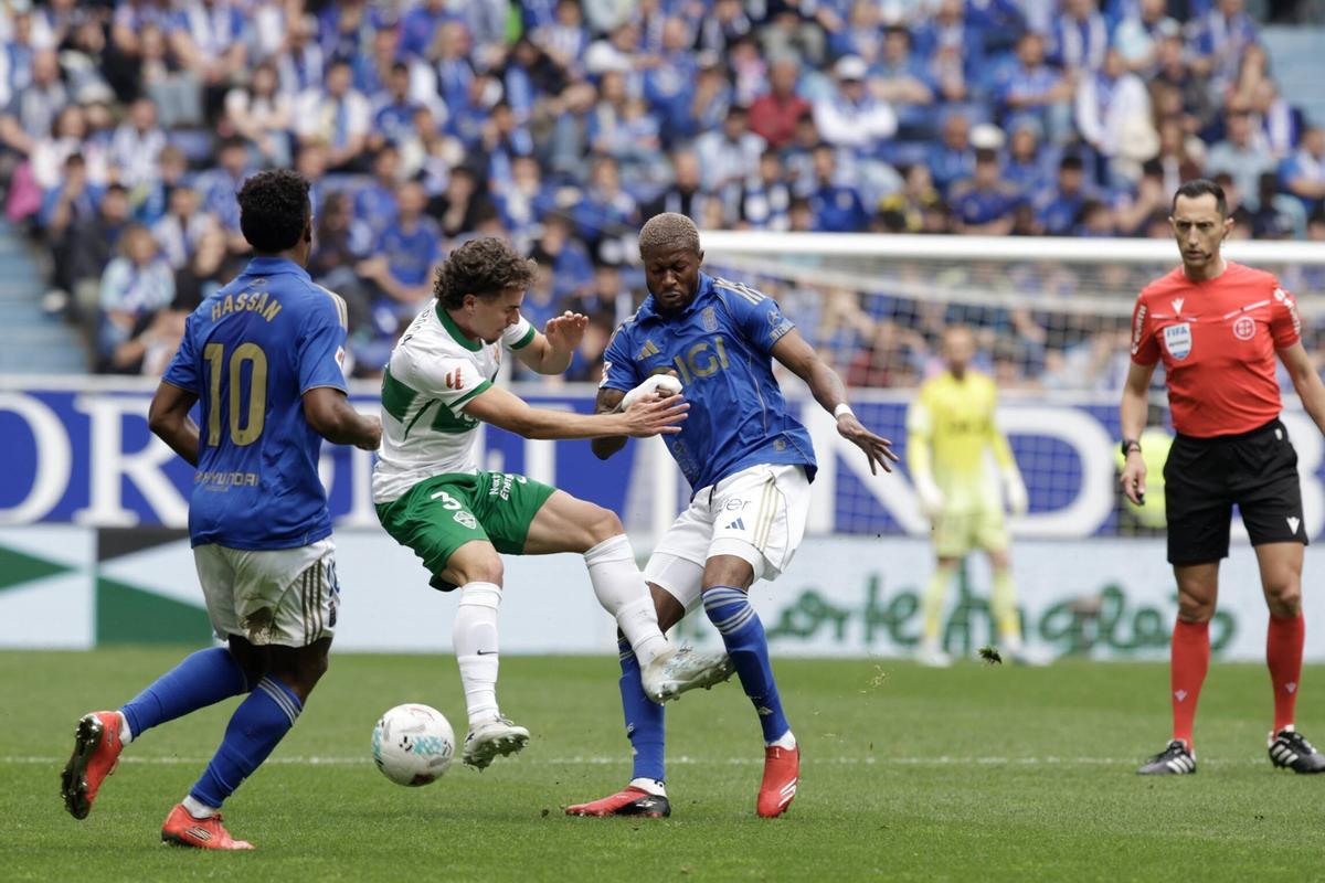 Real Oviedo-Elche, en imágenes
