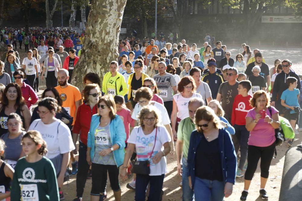 Alrededor de 3.000 personas participaron en la mañana del domingo en la marcha solidaria de 9 kilómetros de Aspanaex.