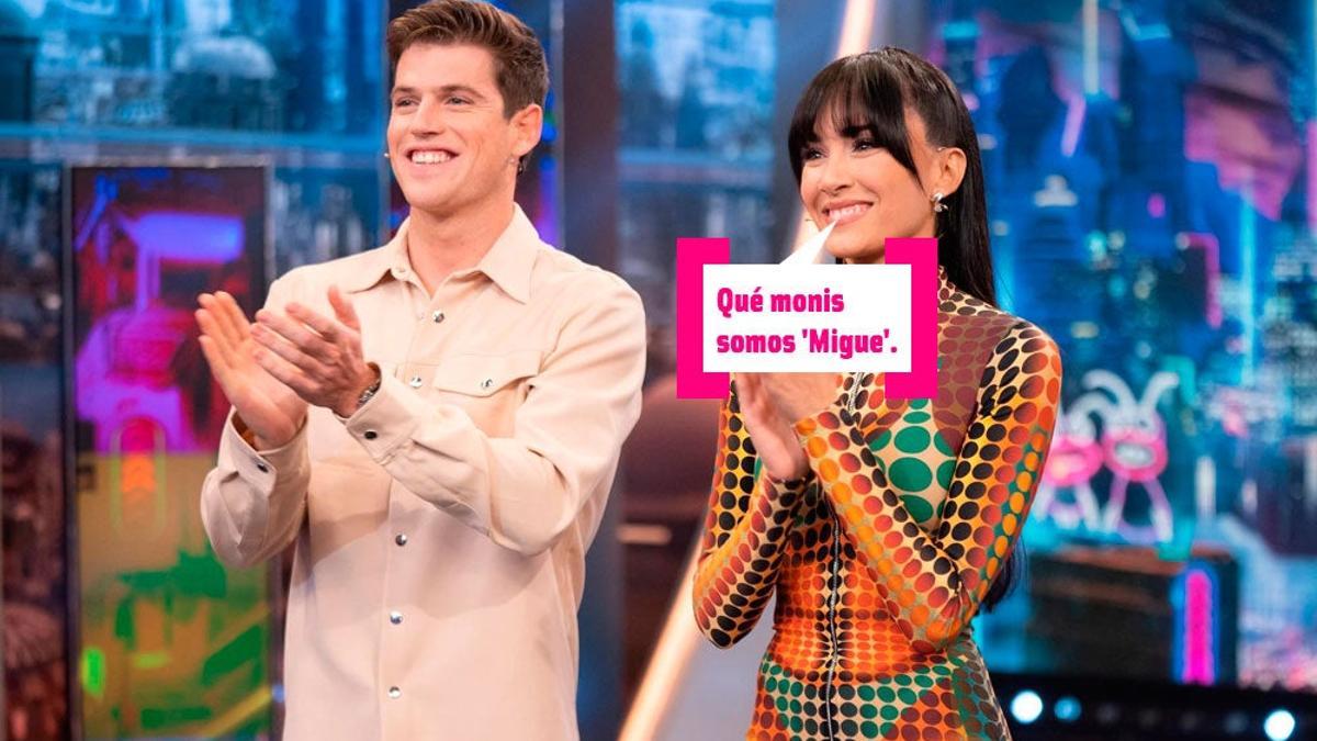 Aitana y Miguel Bernardeau en 'El Hormiguero'
