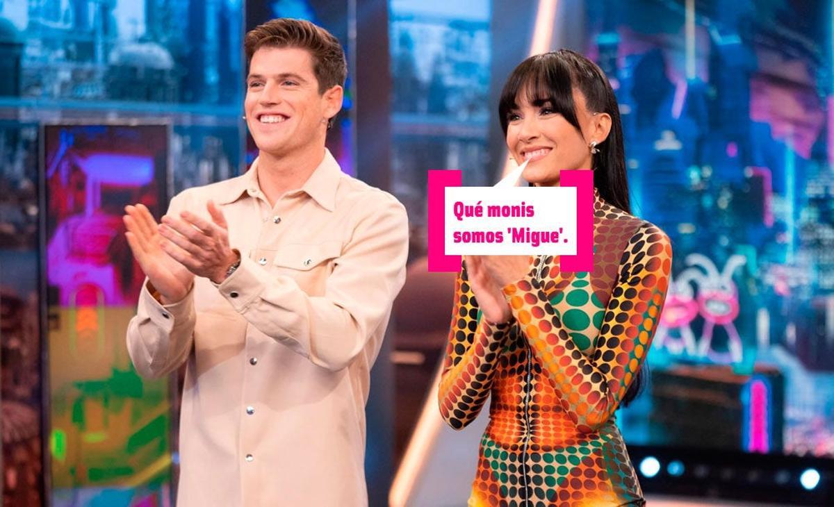 Aitana y Miguel Bernardeau en 'El Hormiguero'