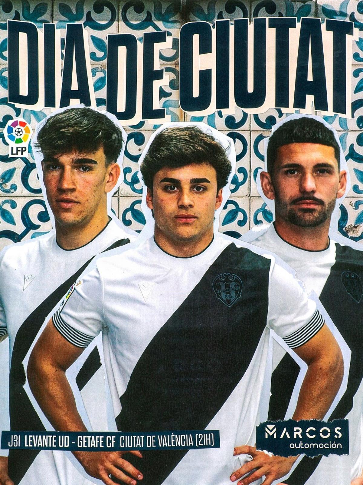 El Levante UD está jugando contra el Getafe CF con camiseta retro en esta jornada 31