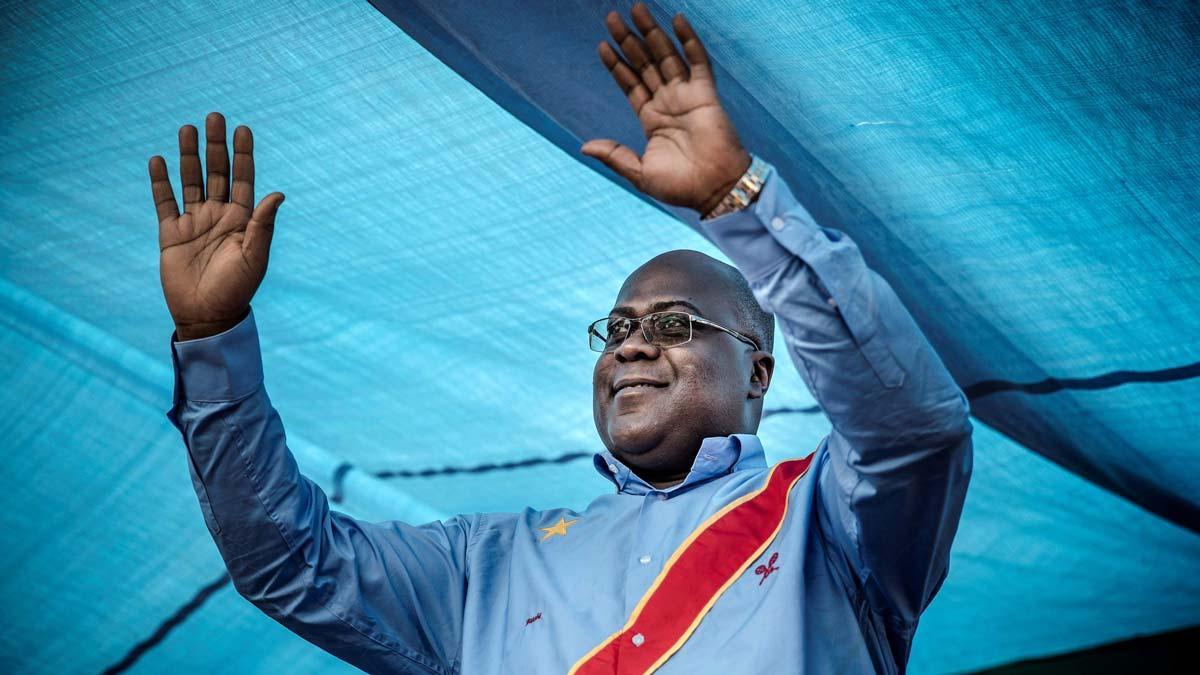 El opositor Tshisekedi gana las elecciones presidenciales en el Congo.