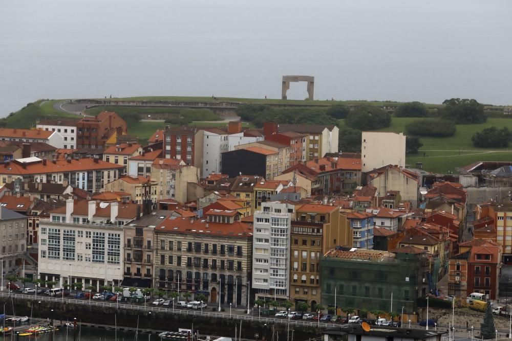 "Gijón desde el aire"