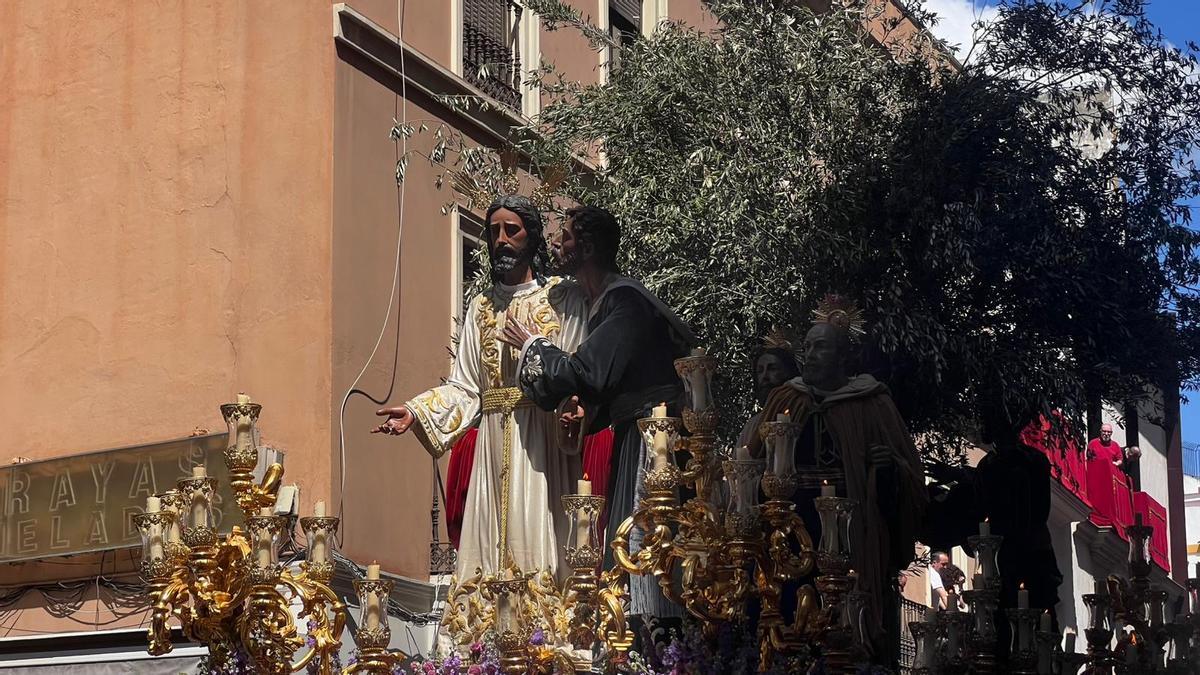El beso de Judas en San Pedro.