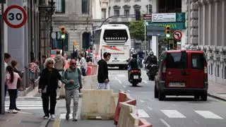 Los cambios de tráfico en el centro de Gijón pasan la prueba: "Es viable"