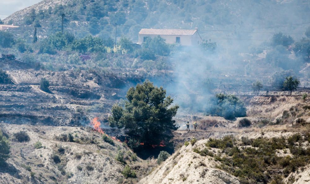 Incendio en Finestrat