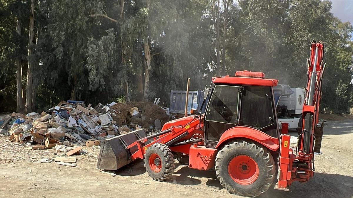Cártama retiró en septiembre 26 toneladas de residuos en la zona de río Grande.