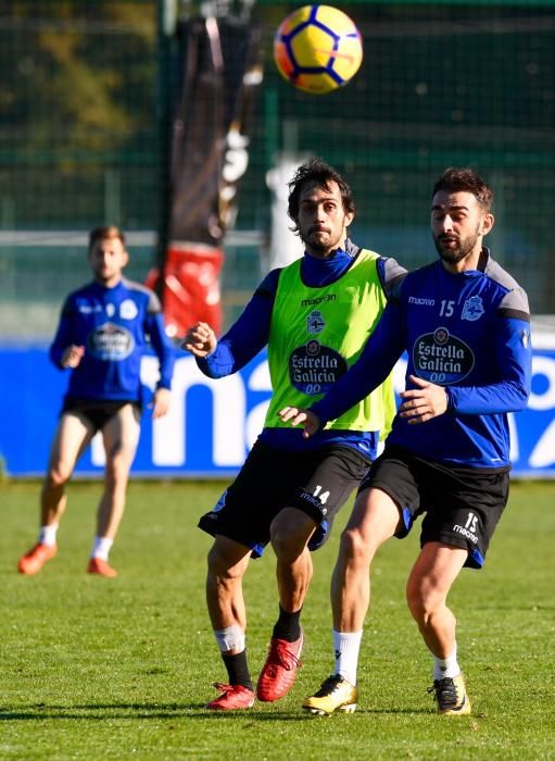 Cristóbal prueba a Valentín, con Juanfran de baja