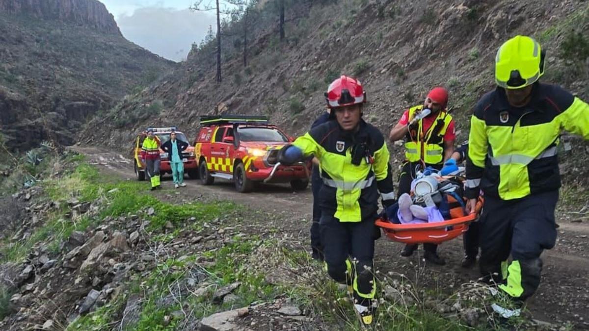 Accidente mortal en Las Tederas (San Bartolomé de Tirajana)