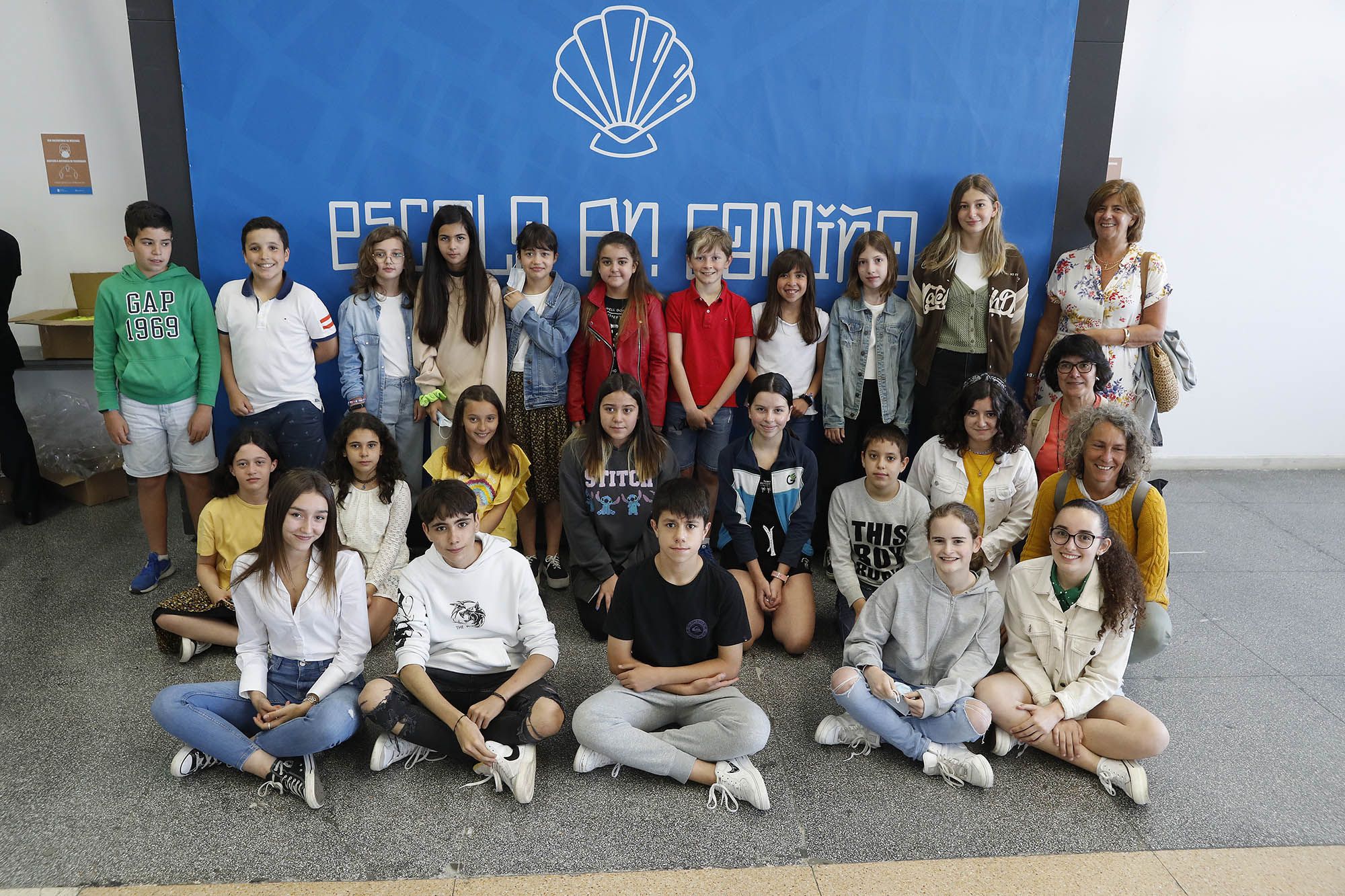 A primeira promoción de graduados en O Camiño