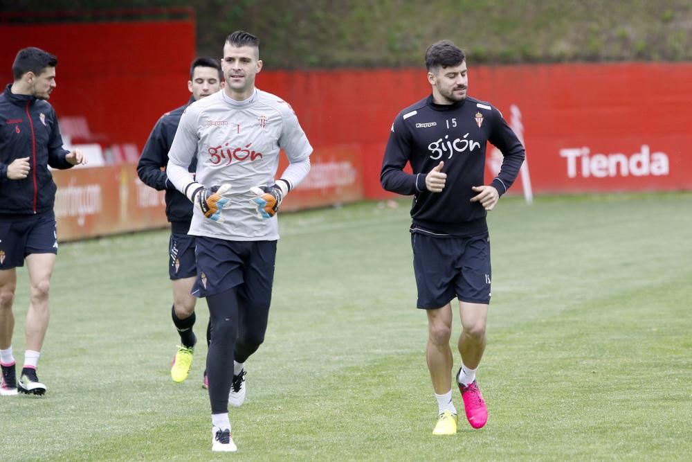 Entrenamiento del Sporting