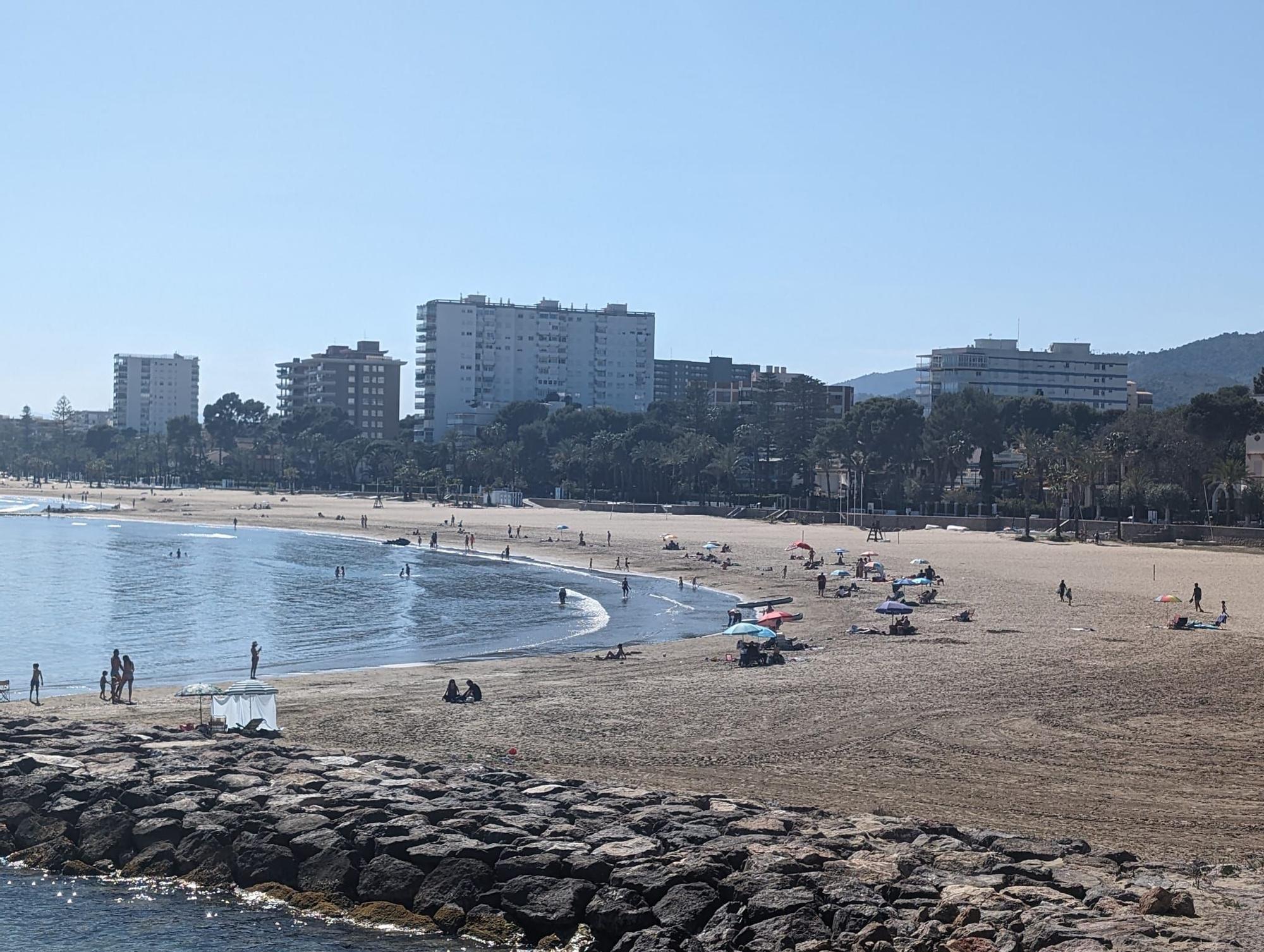 Las imágenes del ambiente de la playa en Benicàssim