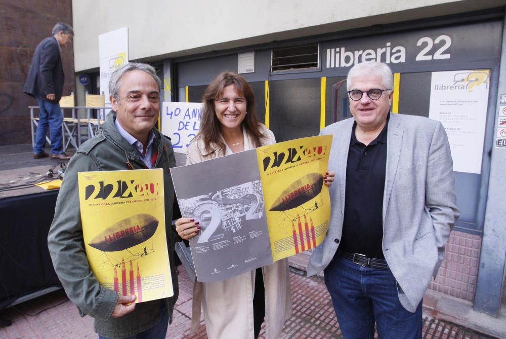 Actes del 40è aniversari de la Llibreria 22