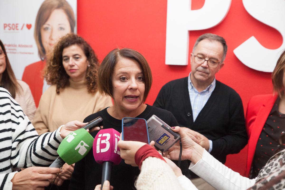 Hernanz atiende a los medios de comunicación durante la noche electoral de las pasadas elecciones generales, en noviembre de 2019.