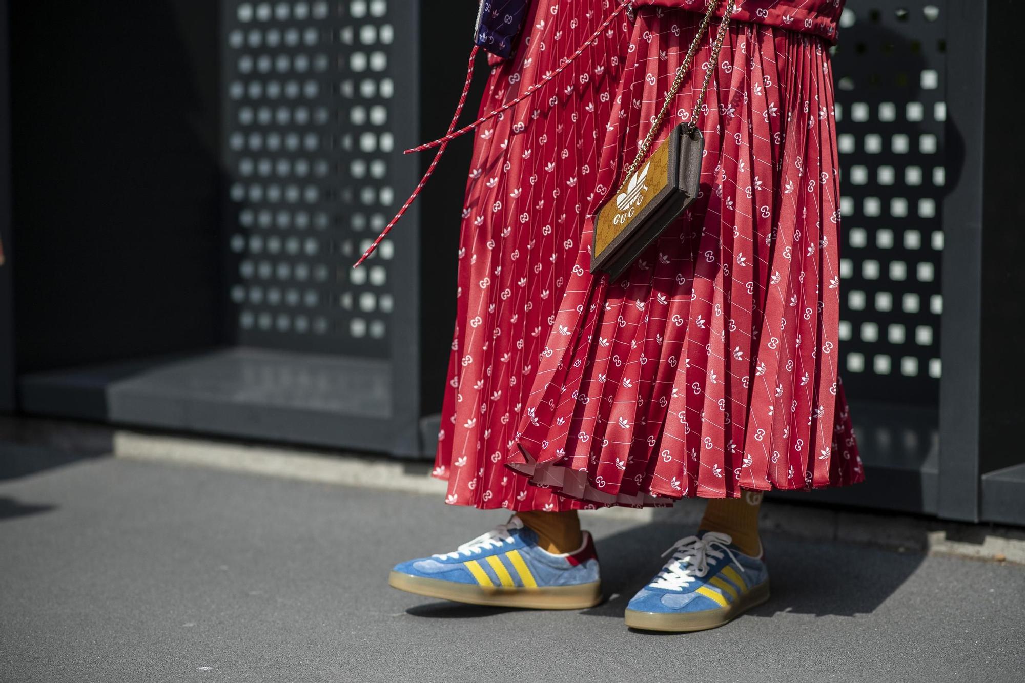 Detalle de las zapatillas de la colección Adidas x Gucci