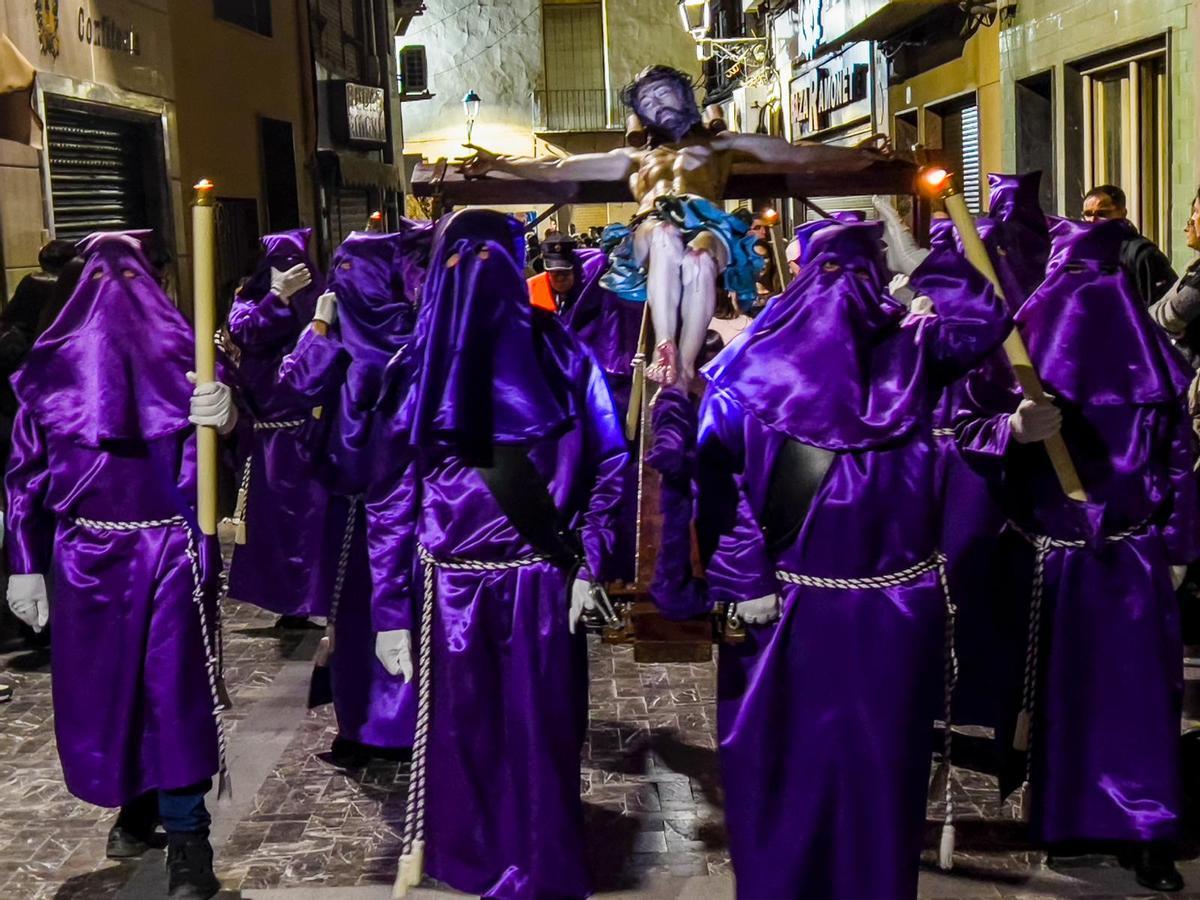Bajada del Cristo de los Moraos Sábado de Pasión
