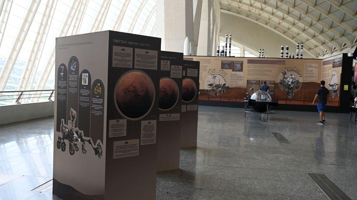 Exposición de Marte de el Museu de les Ciències