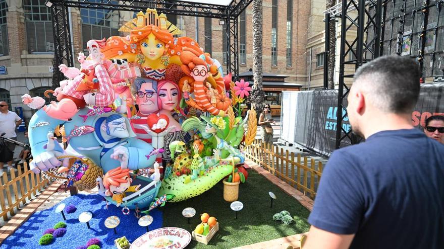 Mercado Central, segundo premio infantil de las Hogueras de Alicante en 2026, al detalle