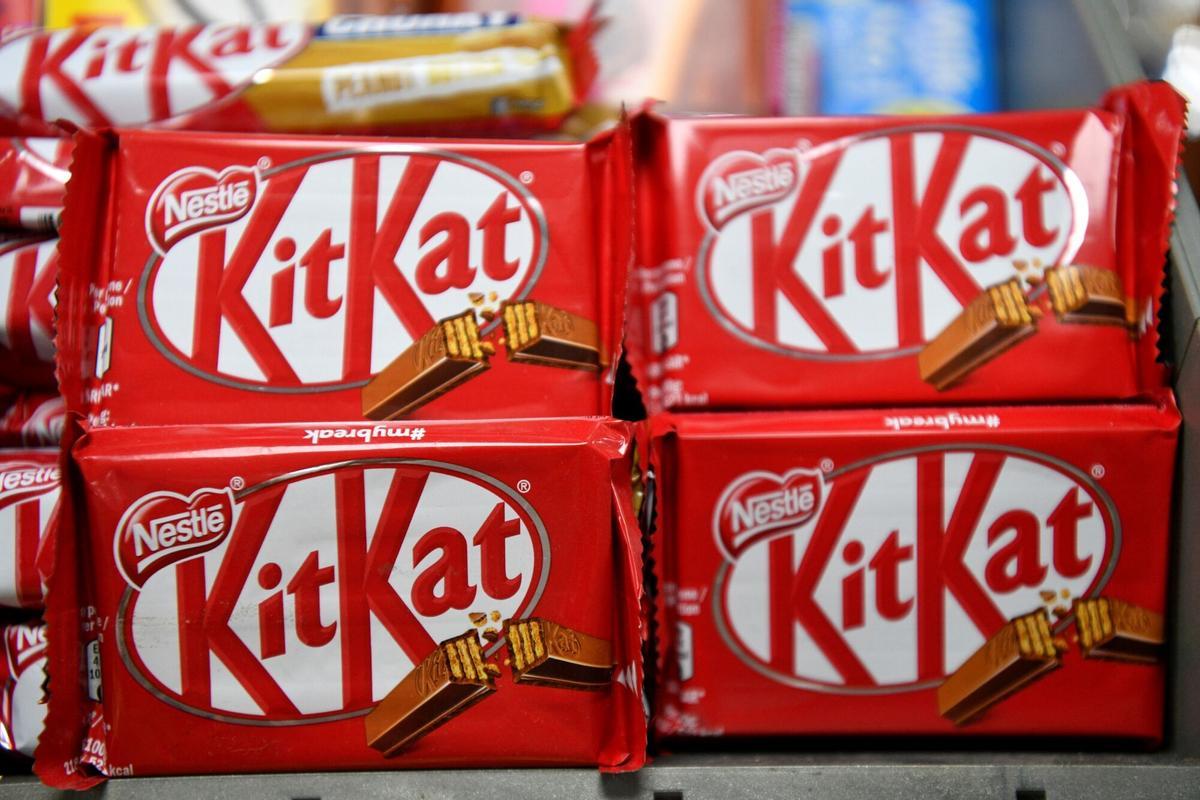 Xocolatines Kitkat de Nestlé.