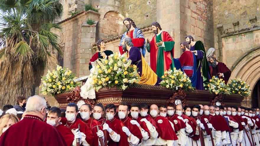 Fiesta principal y procesión de la Sagrada Cena en Cáceres