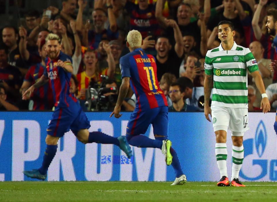 El Barça goleja el Celtic al Camp Nou