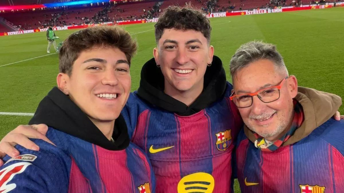 Eric Ruiz, junto a Javi Ruiz y su padre PapaBuyer (Javier Ruiz).