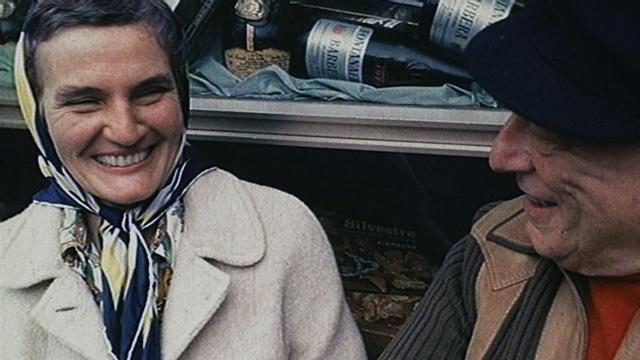 Carmen Laforet con Rafael Alberti en Roma.