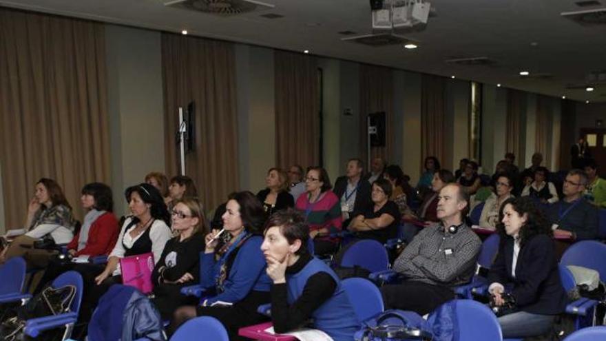 Asistentes a la última sesión del congreso de la Sociedad Asturiana de Patología Respiratoria.
