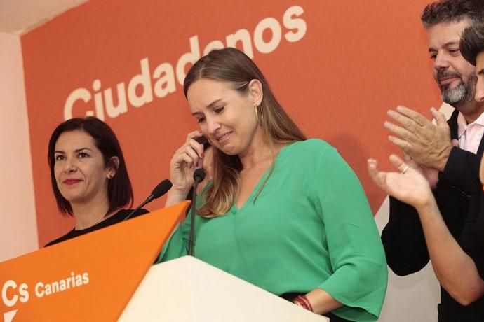 Noche electoral en Ciudadanos en Canarias