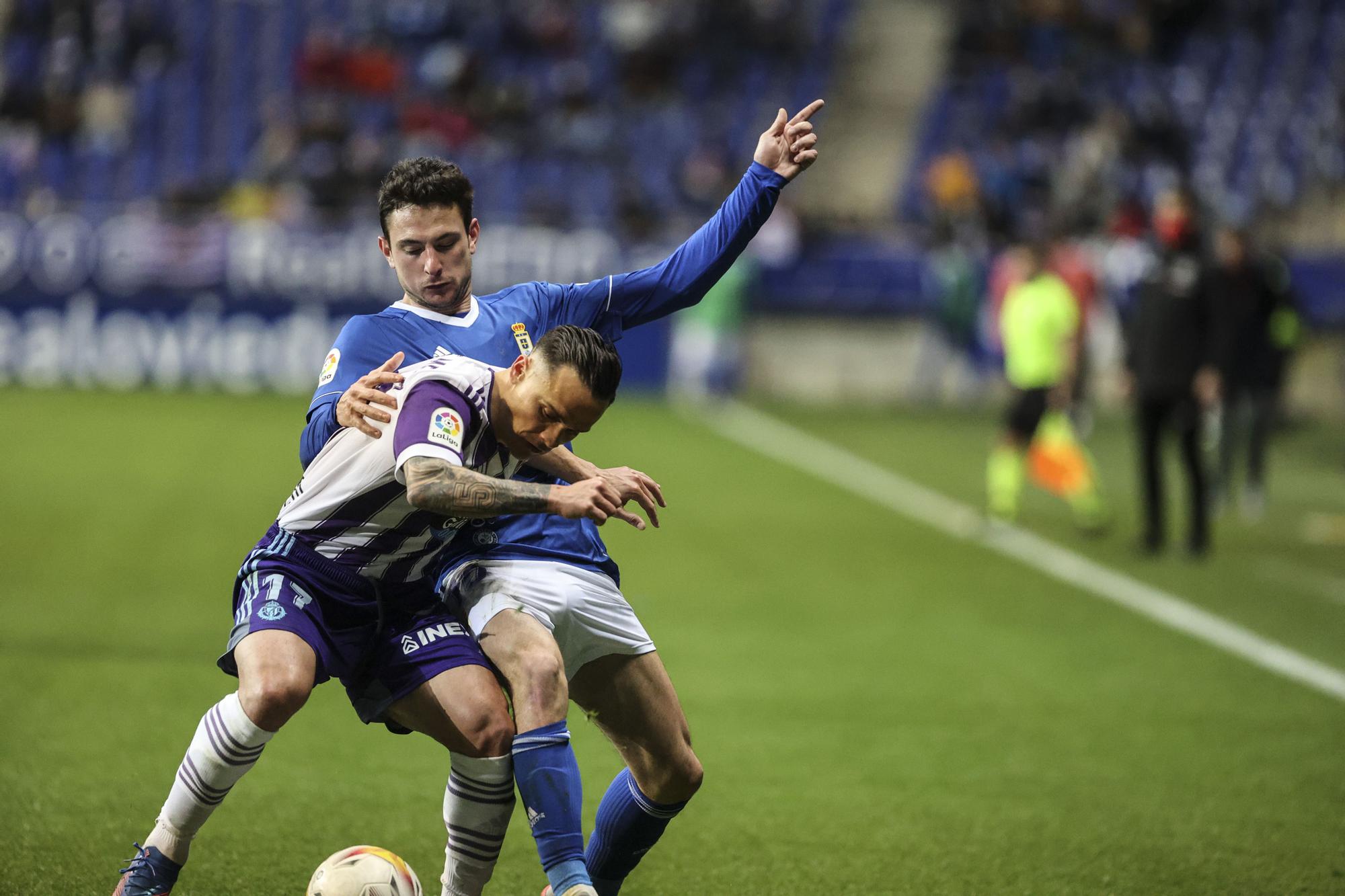 Las mejores imágenes de la victoria del Real Oviedo ante el Valladolid