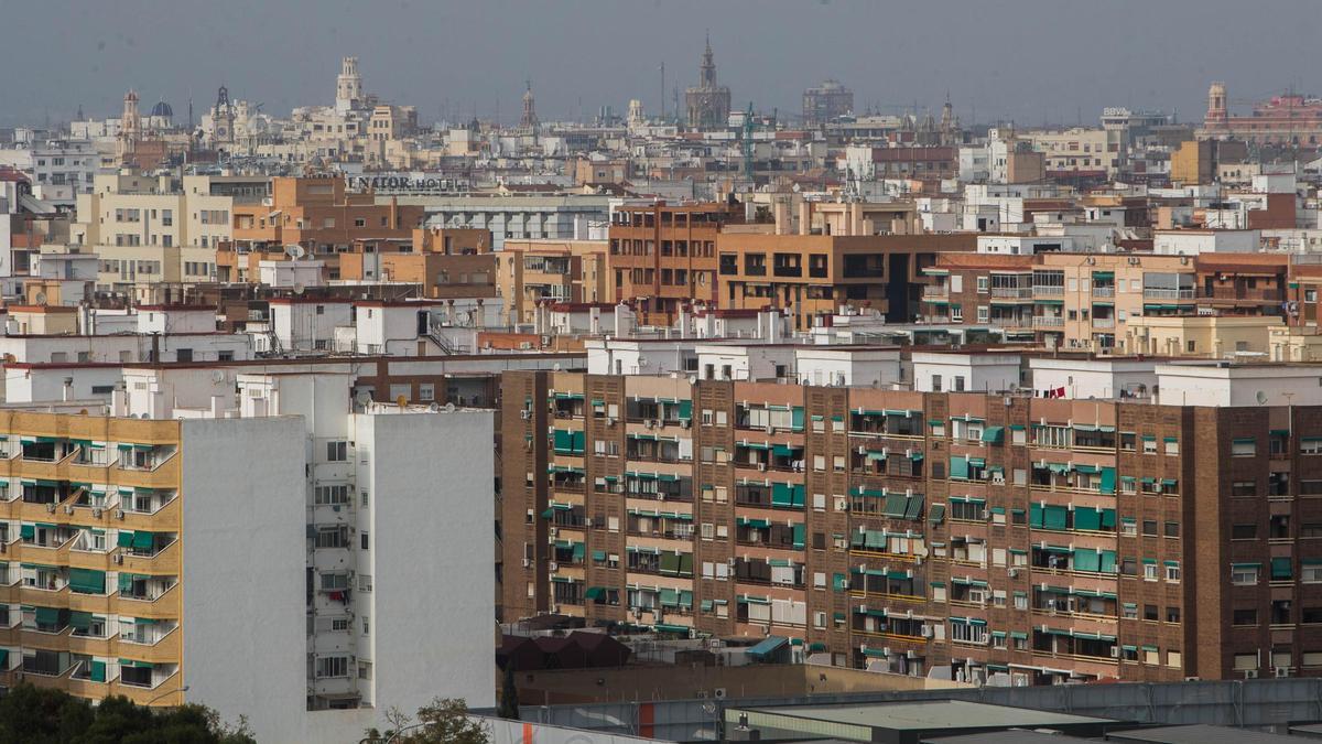 Vista general de la ciudad de València.