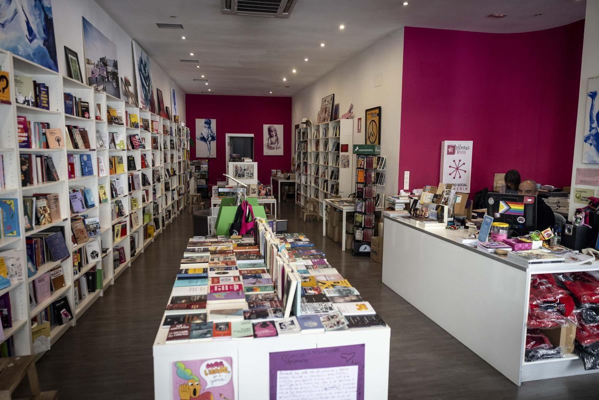 La librería La pantera rossa lleva 15 años abierta.