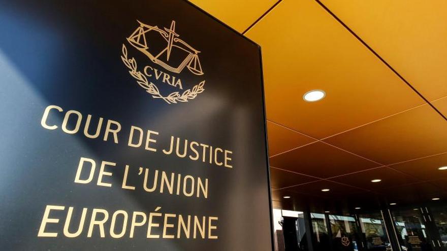 La entrada del Tribunal de Justicia de la Unión Europea (TJUE).