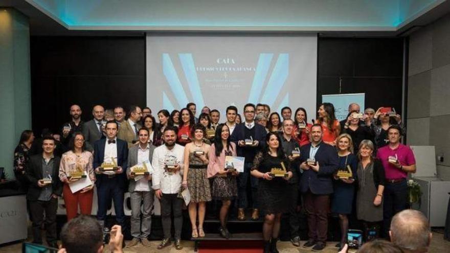 Entrega de premios de la anterior edición, con dos malagueños ganadores.