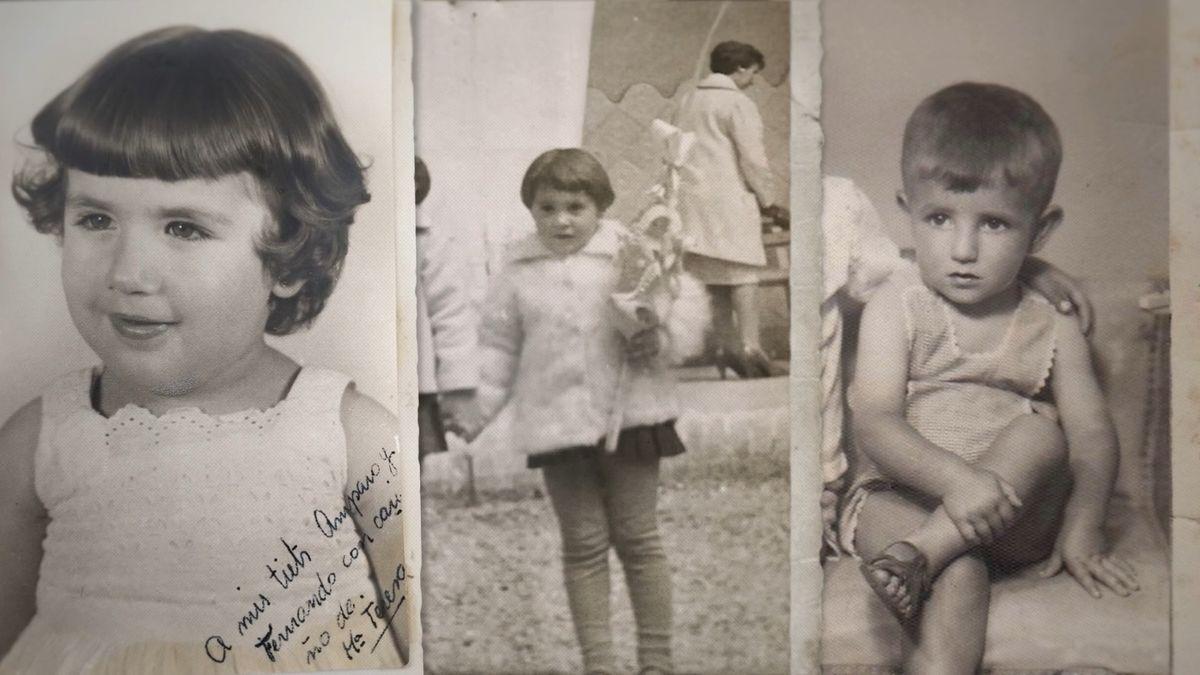 Fotografías de niños desaparecidos en la riada de Terrassa de hace 70 años.