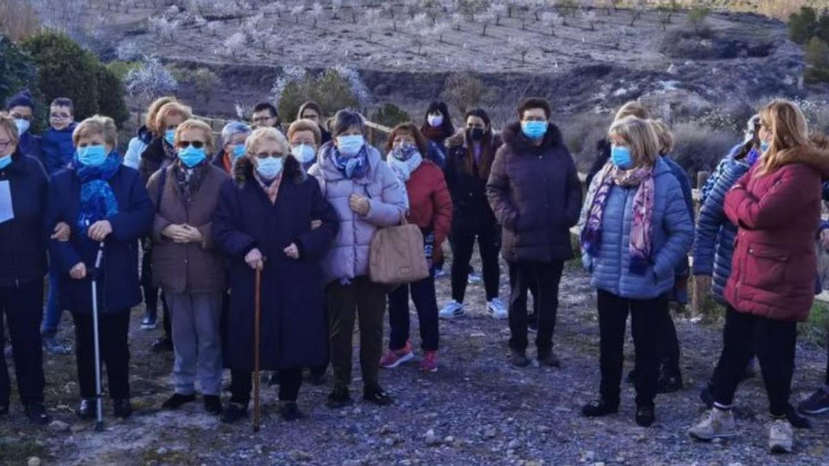 María Añón inauguró el ‘rincón violeta’.  | SERVICIO ESPECIAL