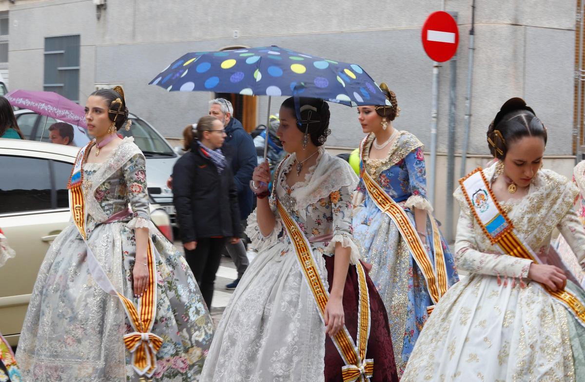 Enésimo evento bajo la lluvia en las Fallas 2025